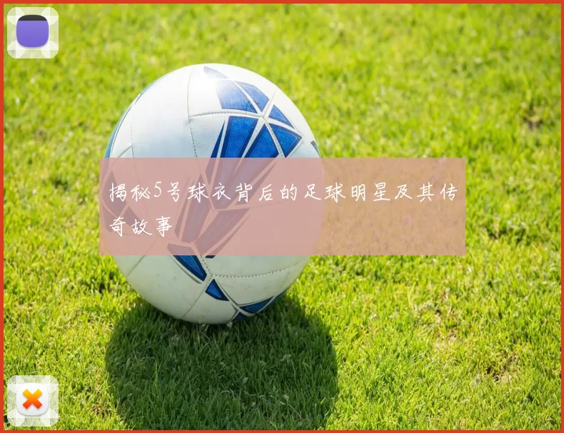 揭秘5号球衣背后的足球明星及其传奇故事